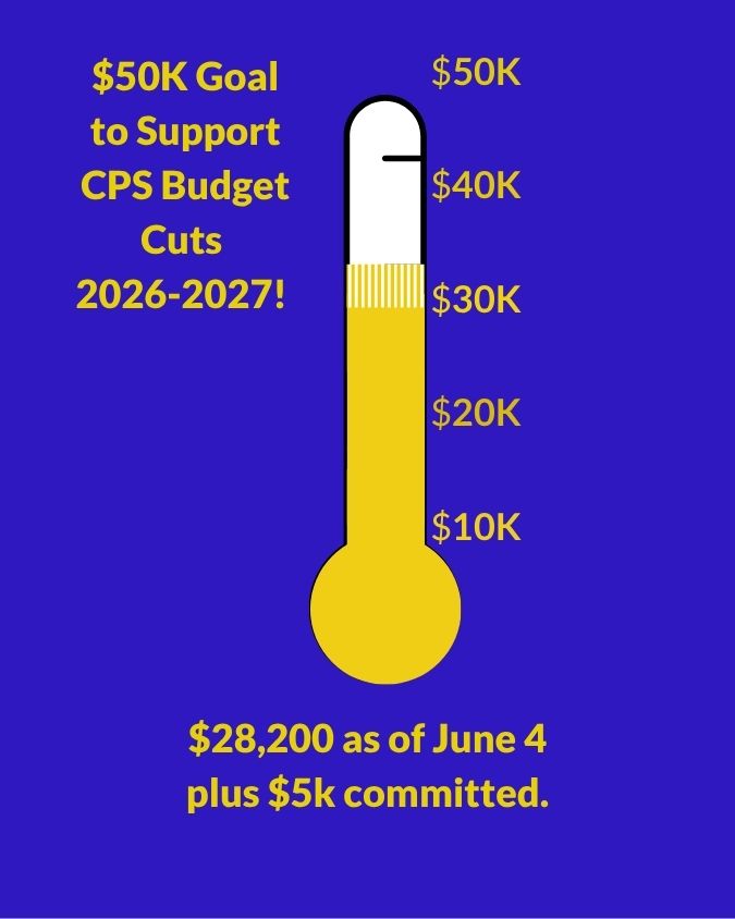 $50,000 Goal for 2026-2027 CPS Cuts